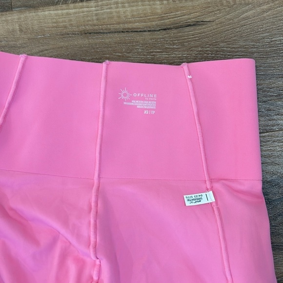 Aerie Offline Women’s pink leggings real me xtra size XS like new - Picture 12 of 16